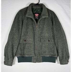 Salko Austria for Baur Foradori Jacket Green Mohair Full Zip Loden Tirol EU46